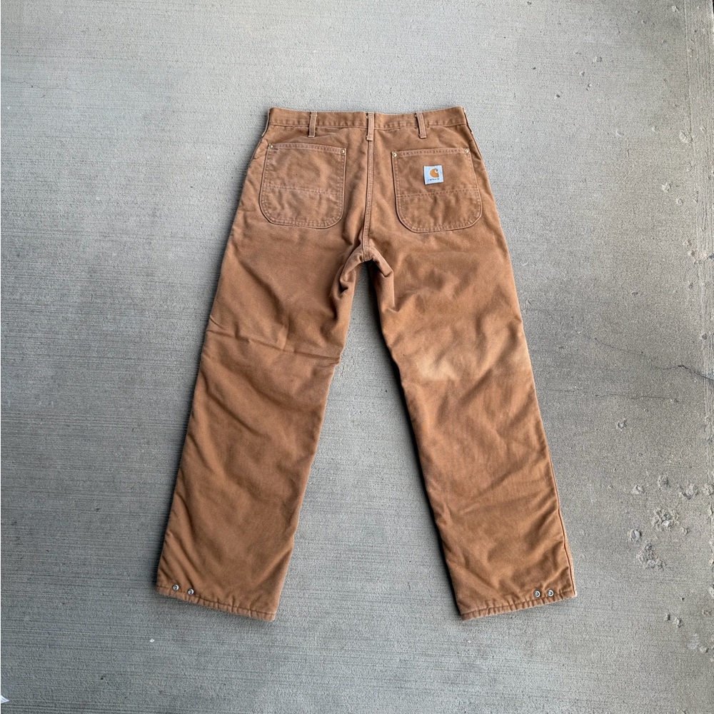 Carhartt 62WQ Insulated Work Pants Size 34 Vintage 80s Union Made in the USA